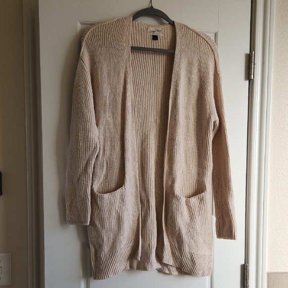 Universal Thread | Sweaters | Universal Thread Womens Tan Openfront ...